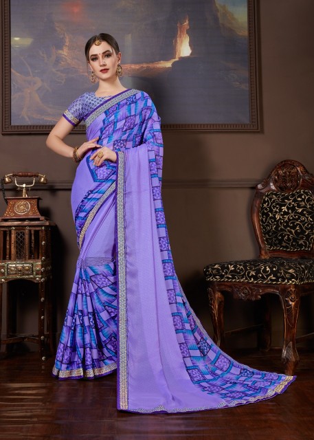 Gracie Chaina Chiffon  Printed Saree Catalogue By Kodas Group