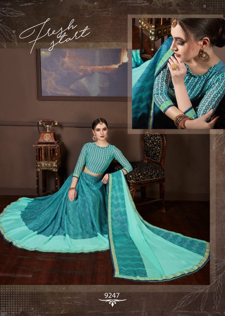 Gracie Chaina Chiffon  Printed Saree Catalogue By Kodas Group