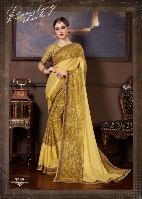 Gracie Chaina Chiffon  Printed Saree Catalogue By Kodas Group