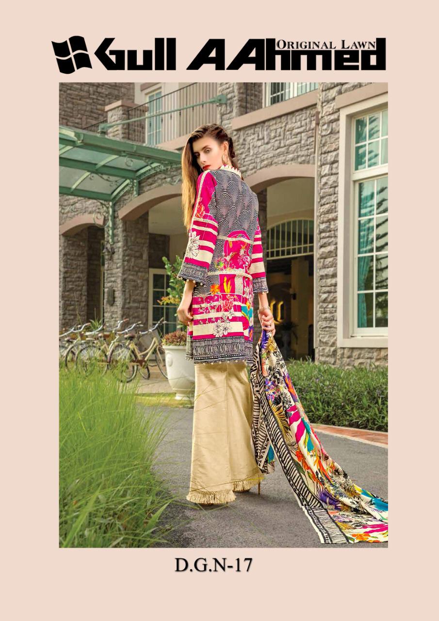 Gul Ahmed Lawn Vol 2 Printed Cotton  Salwar Kameez