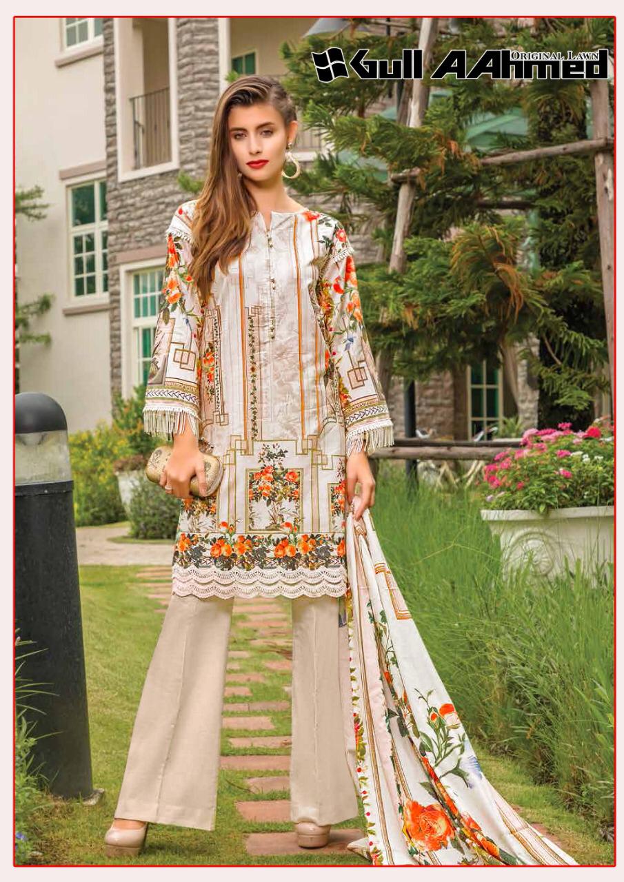 Gul Ahmed Lawn Vol 2 Printed Cotton  Salwar Kameez
