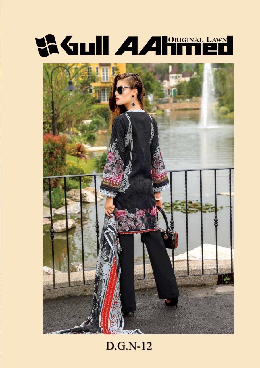 Gul Ahmed Lawn Vol 2 Printed Cotton  Salwar Kameez