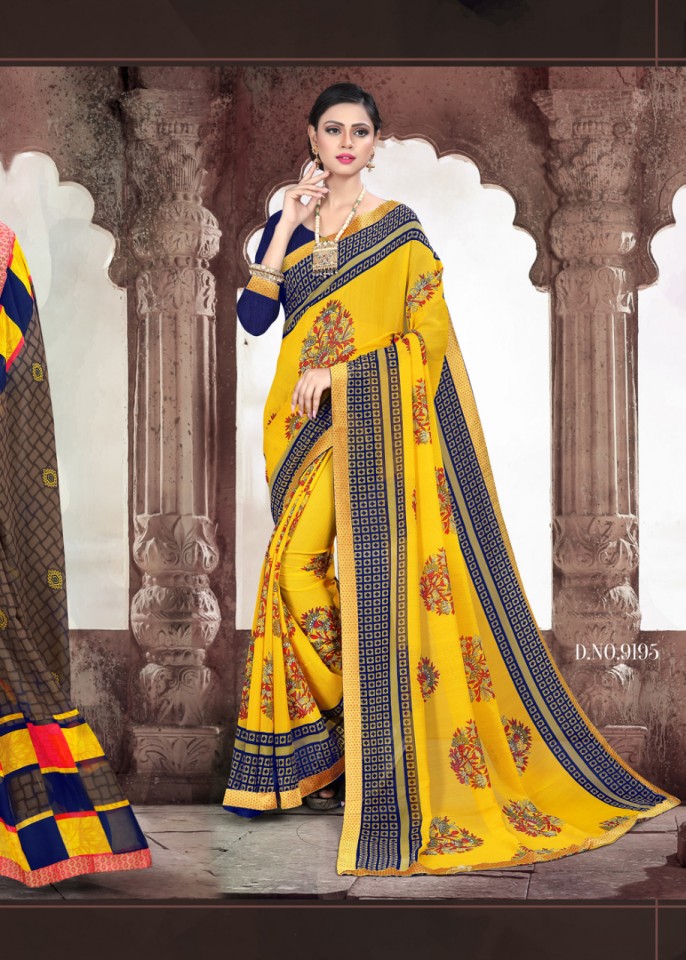 Fuzzy 13 By Hatyee Printed Sarees Catalogue