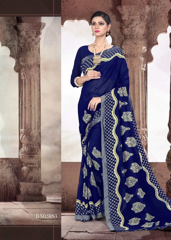 Fuzzy 13 By Hatyee Printed Sarees Catalogue