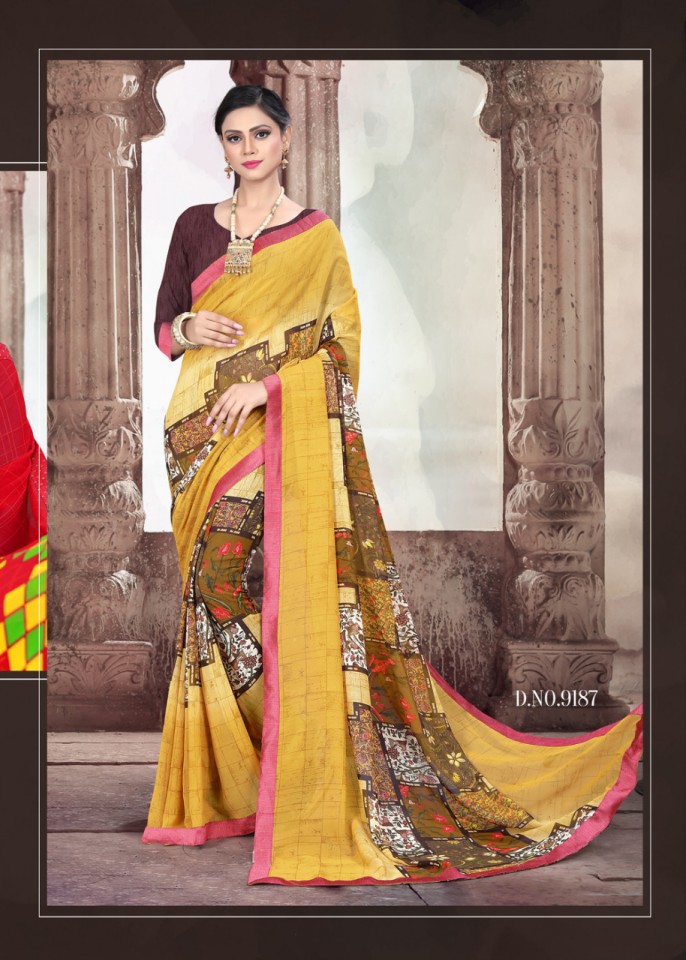 Fuzzy 13 By Hatyee Printed Sarees Catalogue