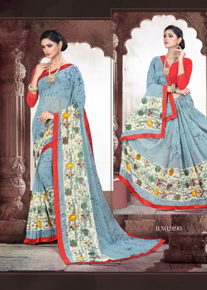 Fuzzy 13 By Hatyee Printed Sarees Catalogue