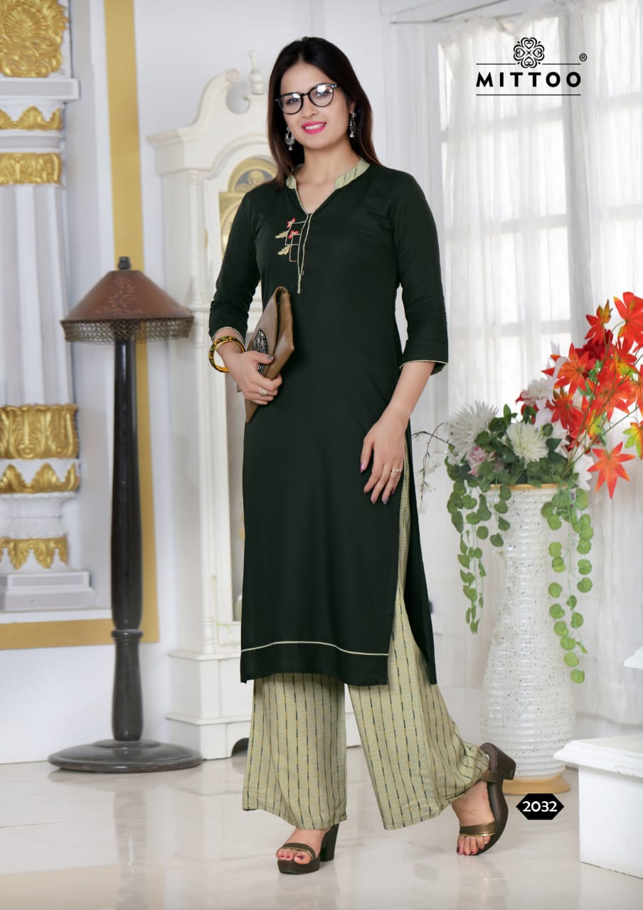 Mittoo Panghat Vol 5 Kurtis With Plazzo Catalogue