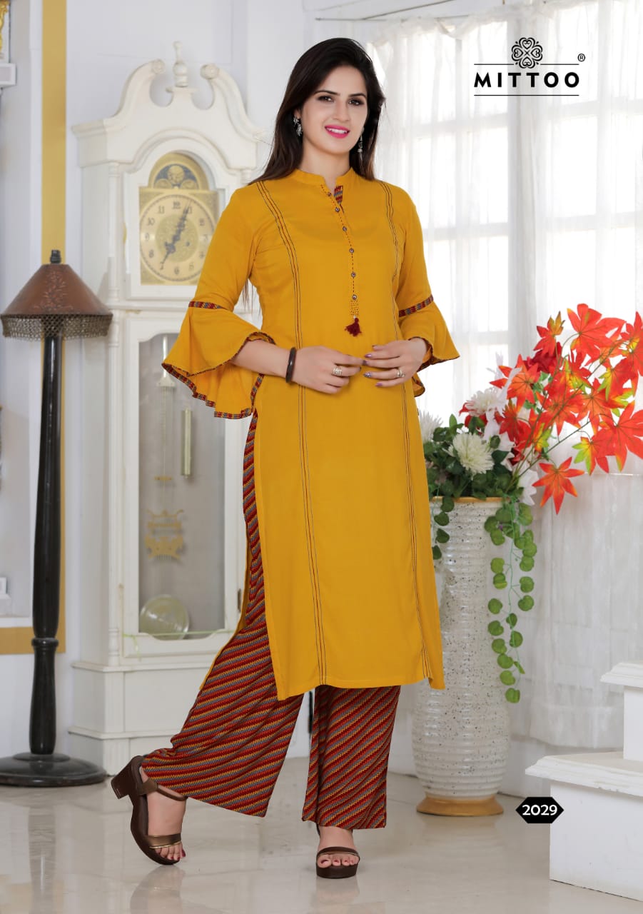 Mittoo Panghat Vol 5 Kurtis With Plazzo Catalogue