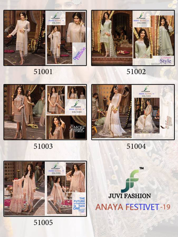 Anaya Festivel 19 By Juvi Fashion Pakistani Salwar Suit Catalogue