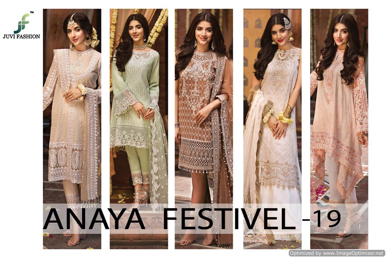 Anaya Festivel 19 By Juvi Fashion Pakistani Salwar Suit Catalogue