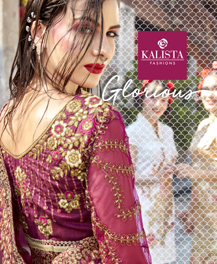 Glorios Vol 3 By Kalista Fashion Designer Party Wear Sarees Catalogue