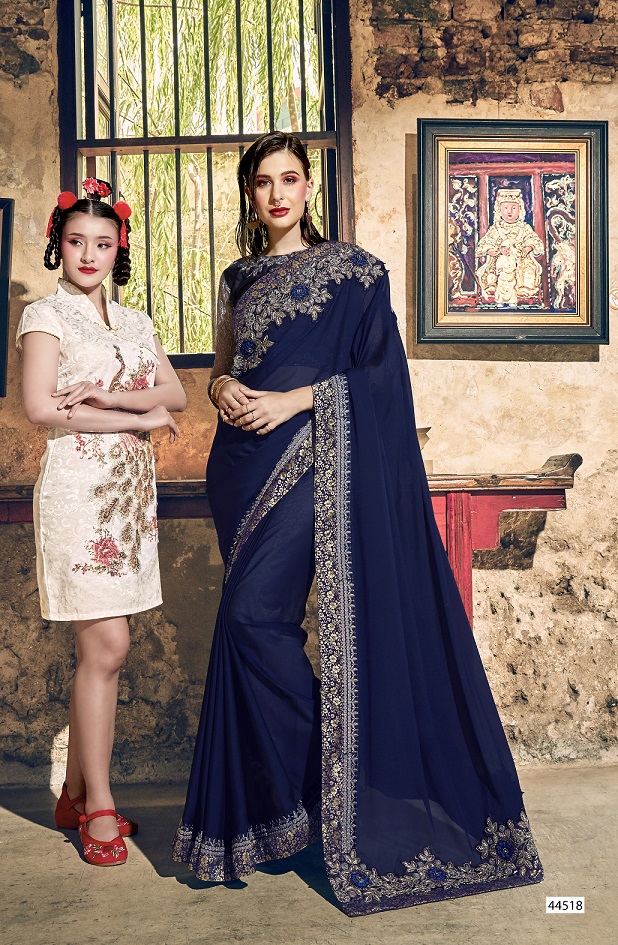 Glorios Vol 3 By Kalista Fashion Designer Party Wear Sarees Catalogue