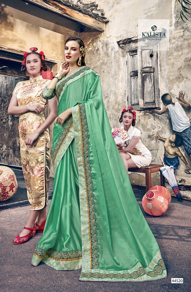Glorios Vol 3 By Kalista Fashion Designer Party Wear Sarees Catalogue
