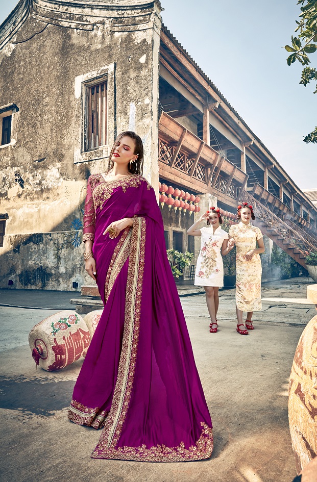 Glorios Vol 3 By Kalista Fashion Designer Party Wear Sarees Catalogue