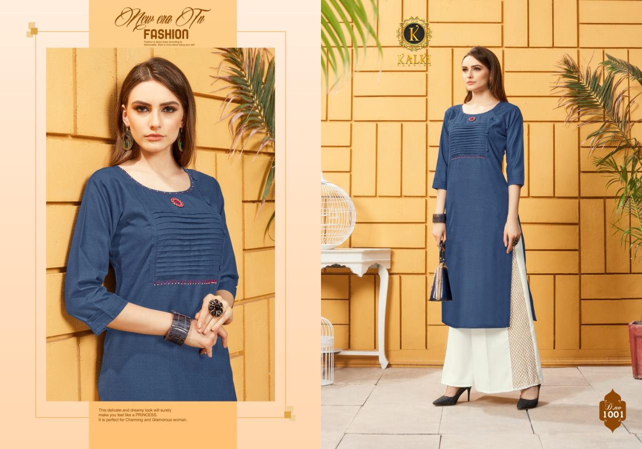 Mirow Vol 1 By Kalki Fashion Designer Kurtis Catalogue