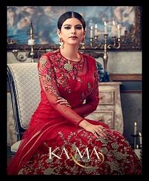 Karma 15035 Embroidery Salwar Kameez Catalogue