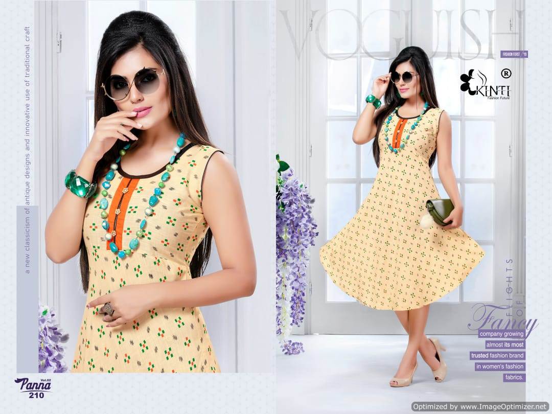 Panna Vol 2 By Kinti Fashion Anarkali Kurtis Catalogue