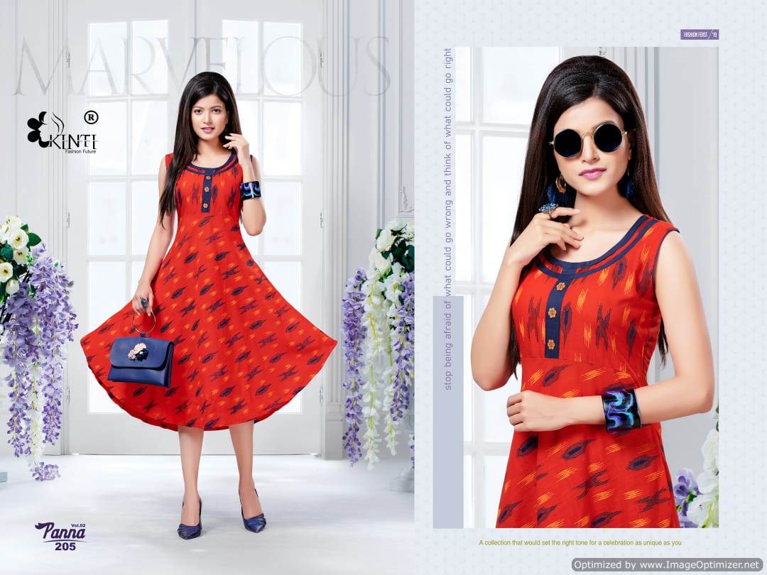 Panna Vol 2 By Kinti Fashion Anarkali Kurtis Catalogue