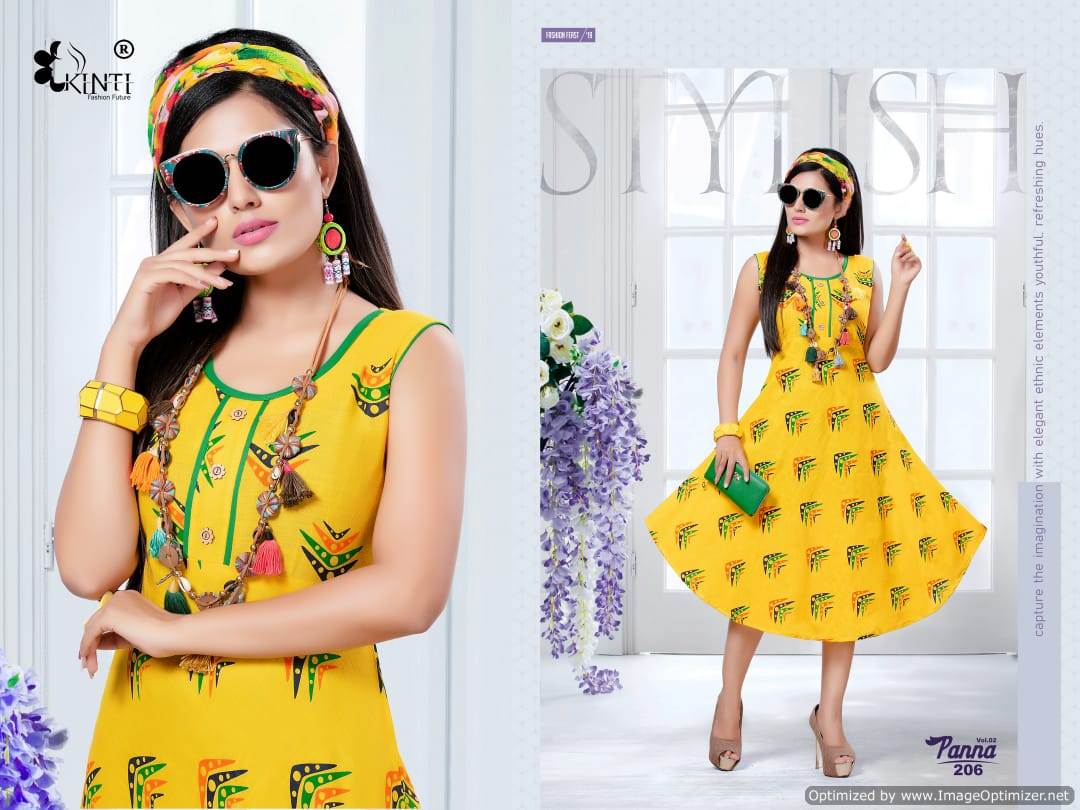 Panna Vol 2 By Kinti Fashion Anarkali Kurtis Catalogue