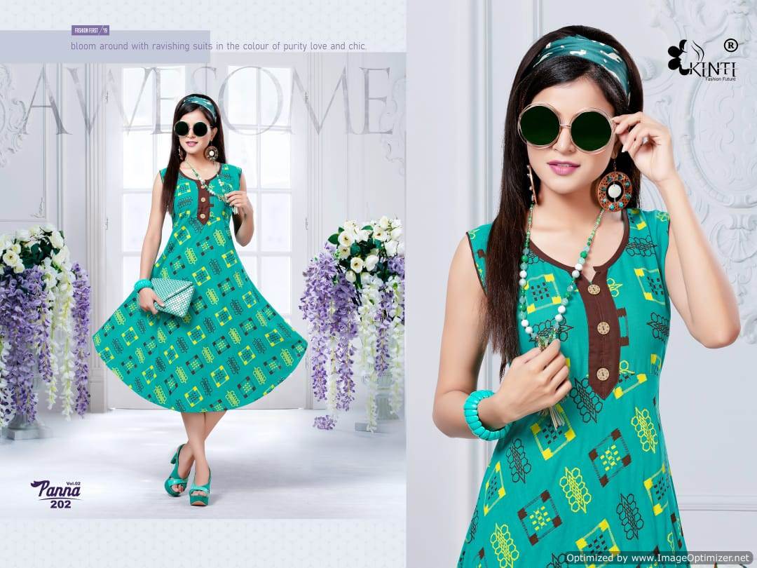 Panna Vol 2 By Kinti Fashion Anarkali Kurtis Catalogue