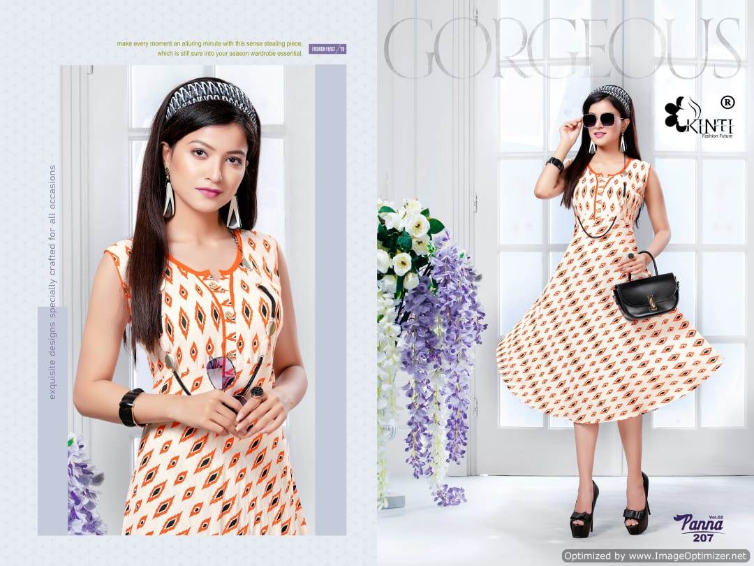 Panna Vol 2 By Kinti Fashion Anarkali Kurtis Catalogue