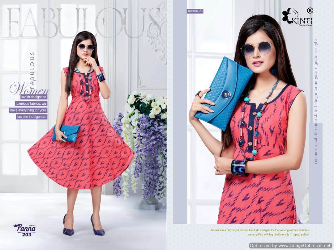 Panna Vol 2 By Kinti Fashion Anarkali Kurtis Catalogue