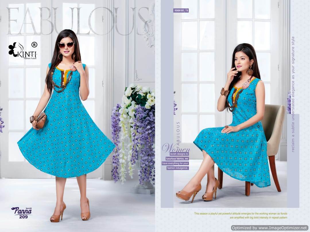 Panna Vol 2 By Kinti Fashion Anarkali Kurtis Catalogue