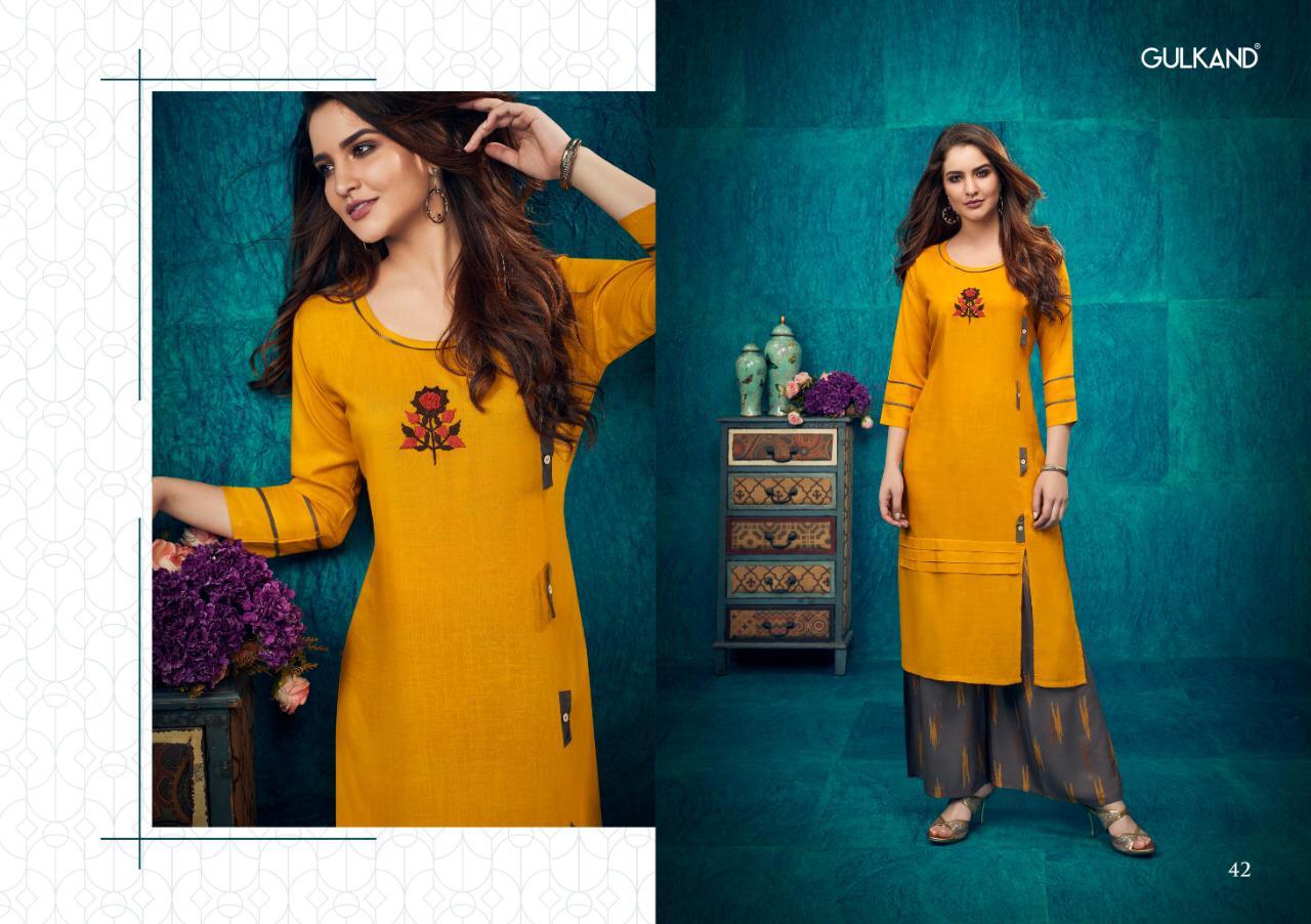 Kitaab Vol 2 By Gulkand Fashion Kurti With Palazzo Catalogue