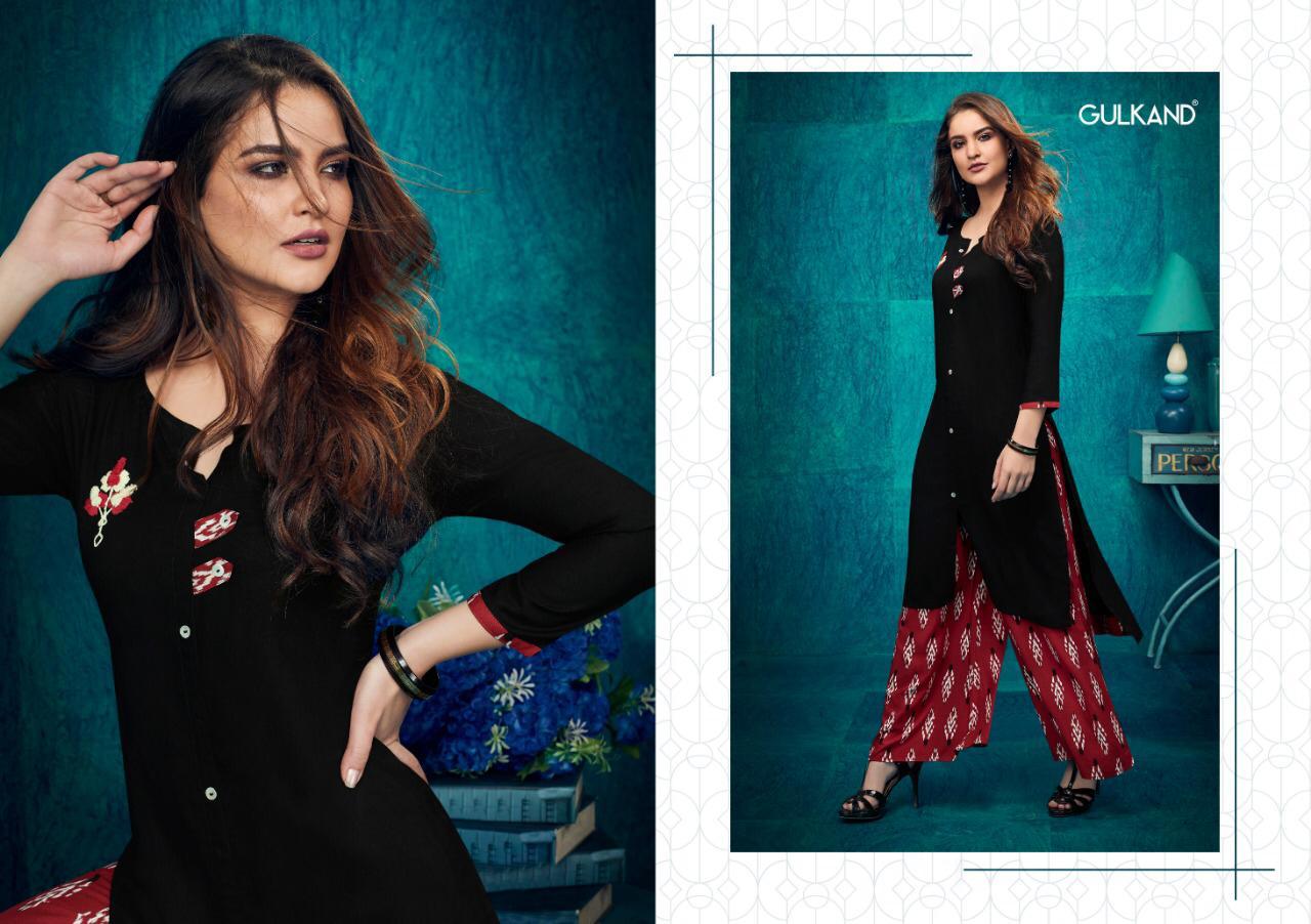 Kitaab Vol 2 By Gulkand Fashion Kurti With Palazzo Catalogue