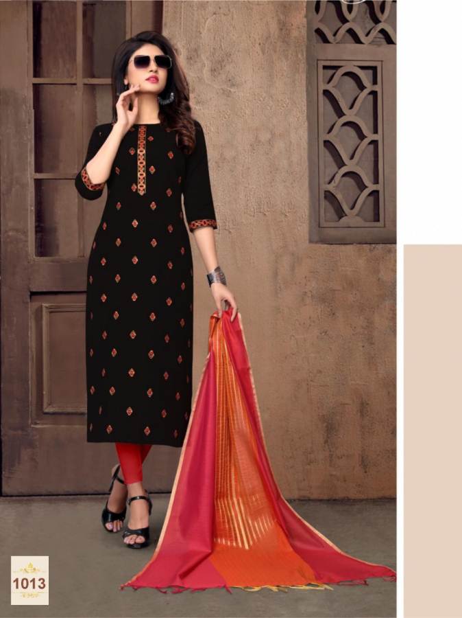 Luxuria By  Forecast Designer Kurti With Duppatta Catalogue