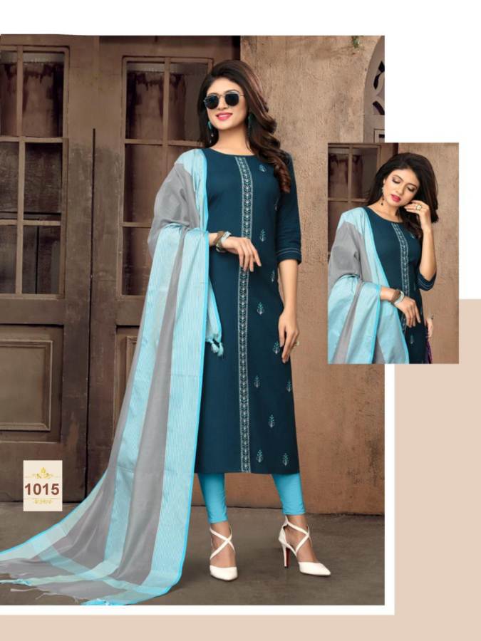 Luxuria By  Forecast Designer Kurti With Duppatta Catalogue