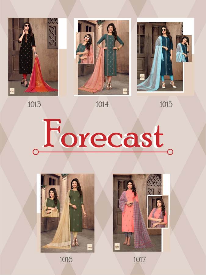 Luxuria By  Forecast Designer Kurti With Duppatta Catalogue