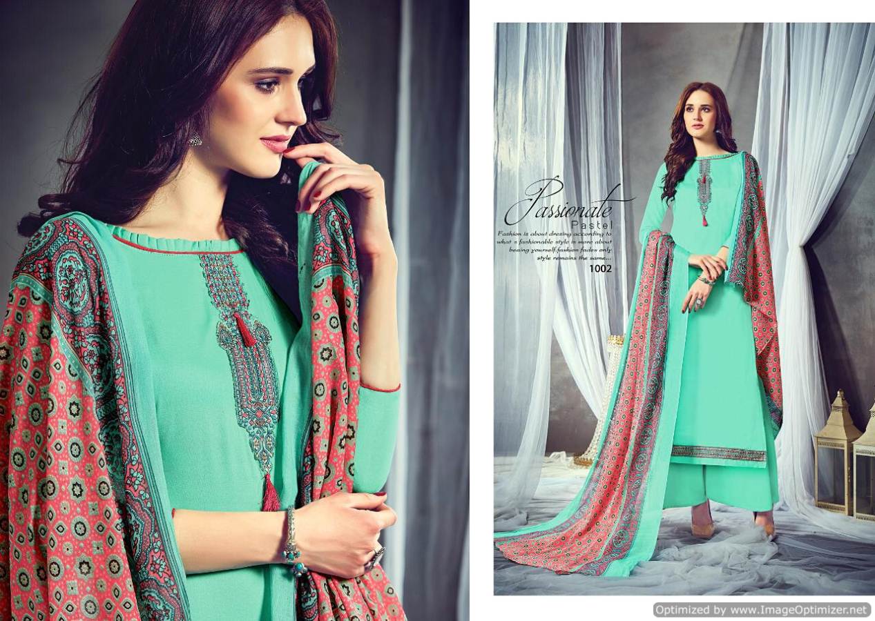 Azayra By Meenaz Fashion Designer Dress Materials Catalogue