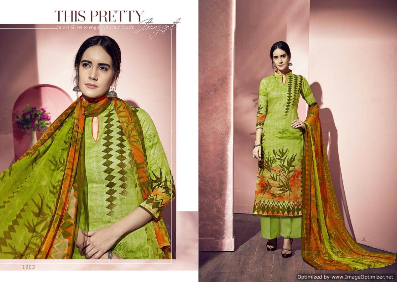 Meenaz By  Sanayaa Cotton Dress Materials Catalogue