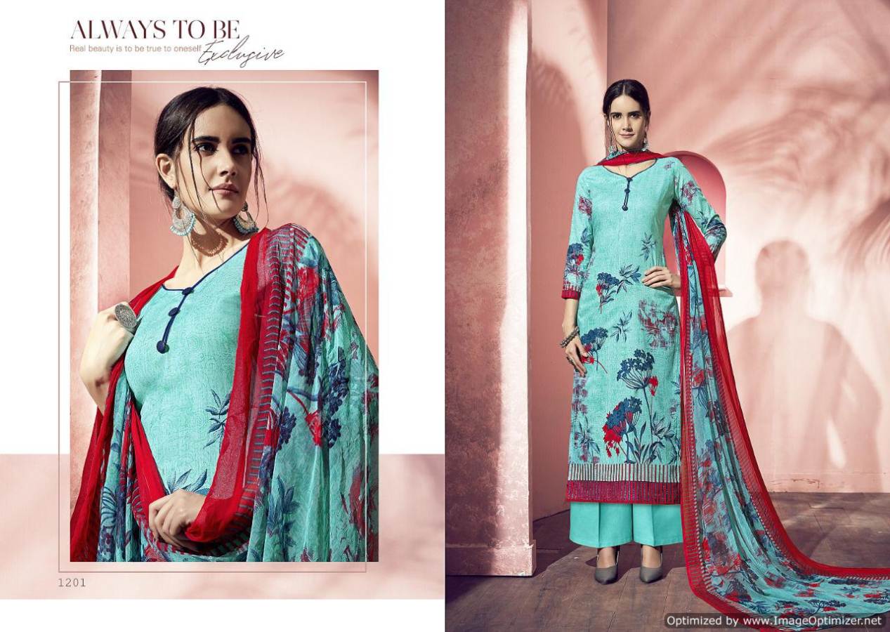 Meenaz By  Sanayaa Cotton Dress Materials Catalogue