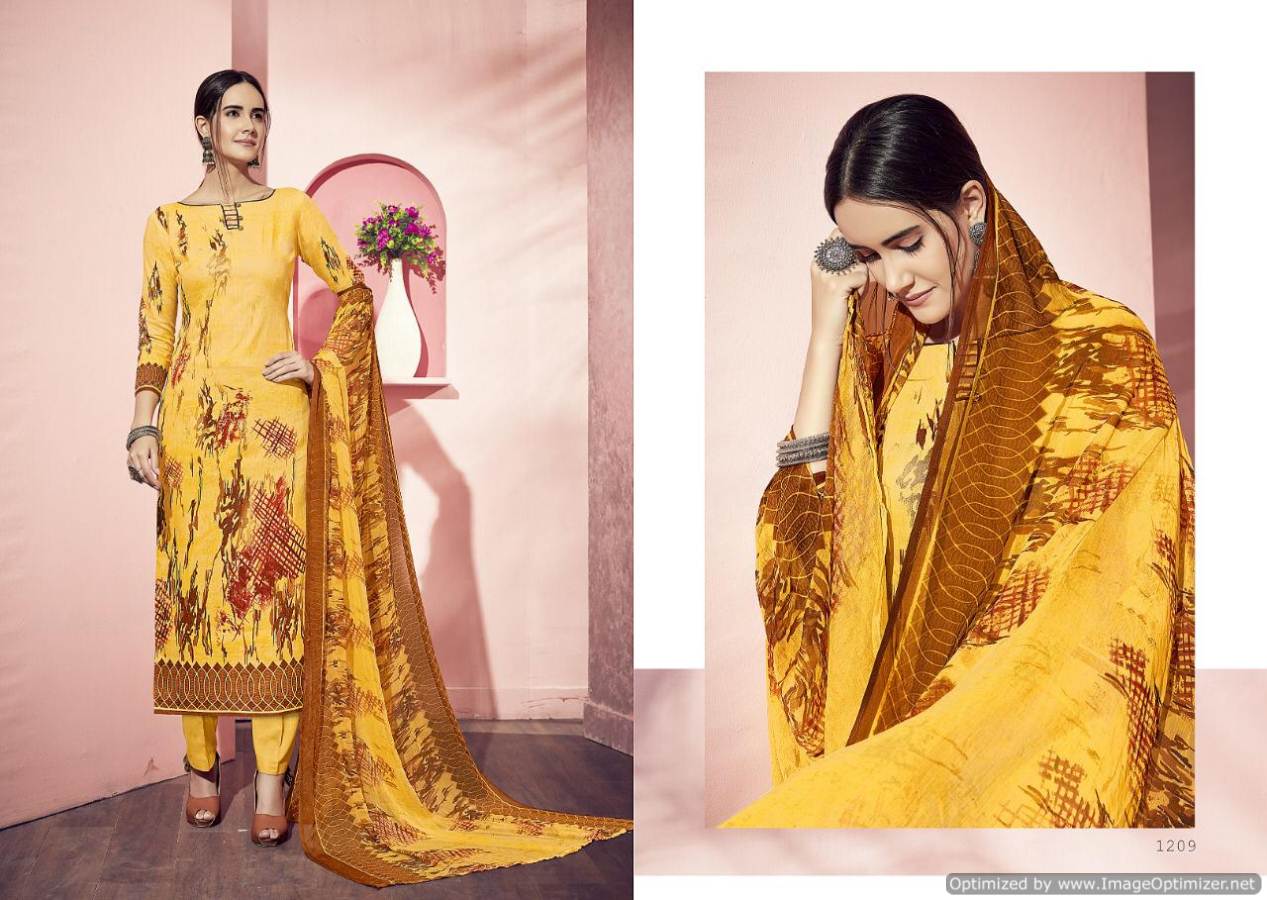 Meenaz By  Sanayaa Cotton Dress Materials Catalogue