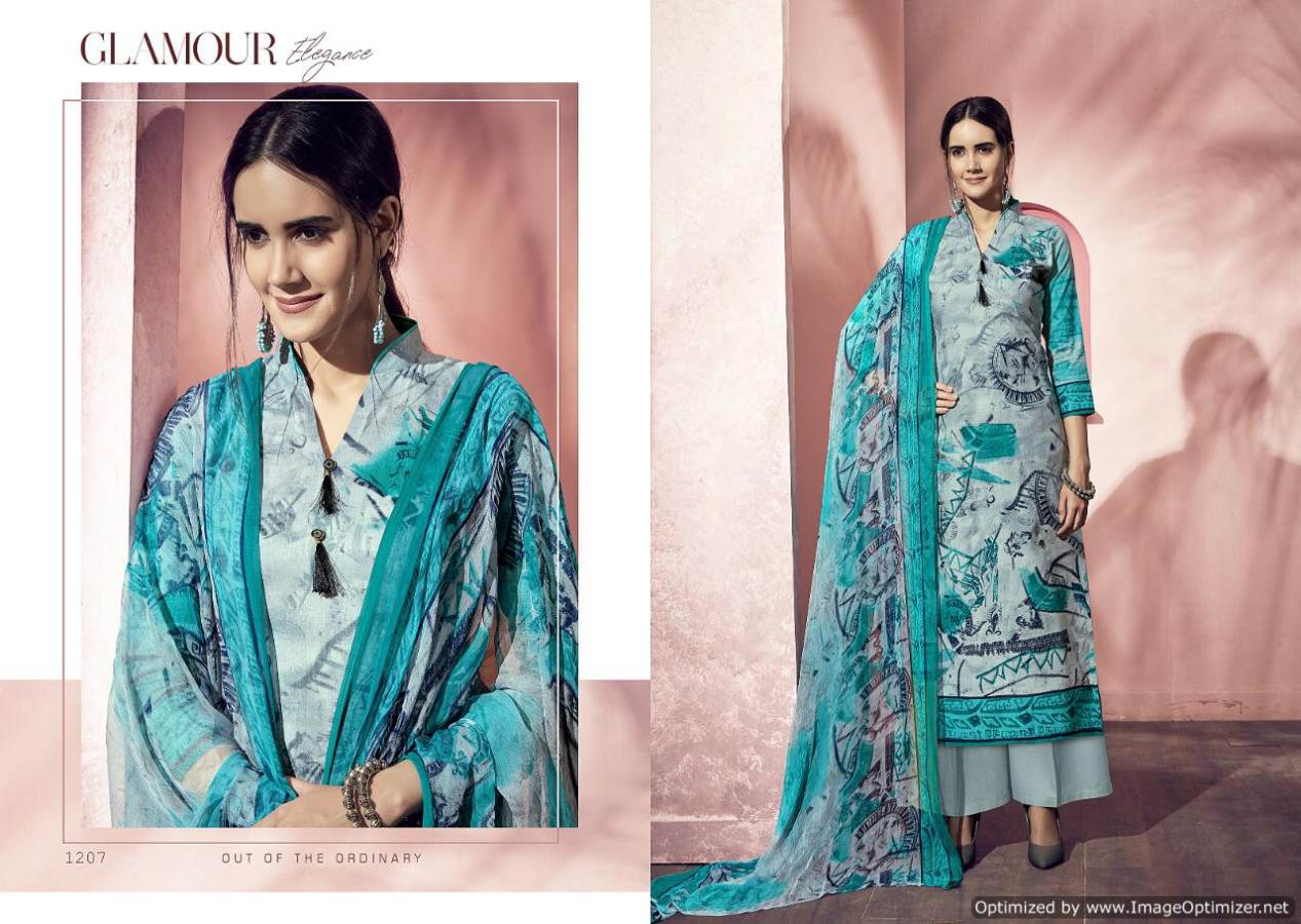 Meenaz By  Sanayaa Cotton Dress Materials Catalogue