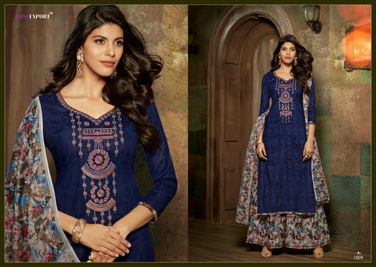 Rani Export By Kashida Kari Designer Dress Materials
