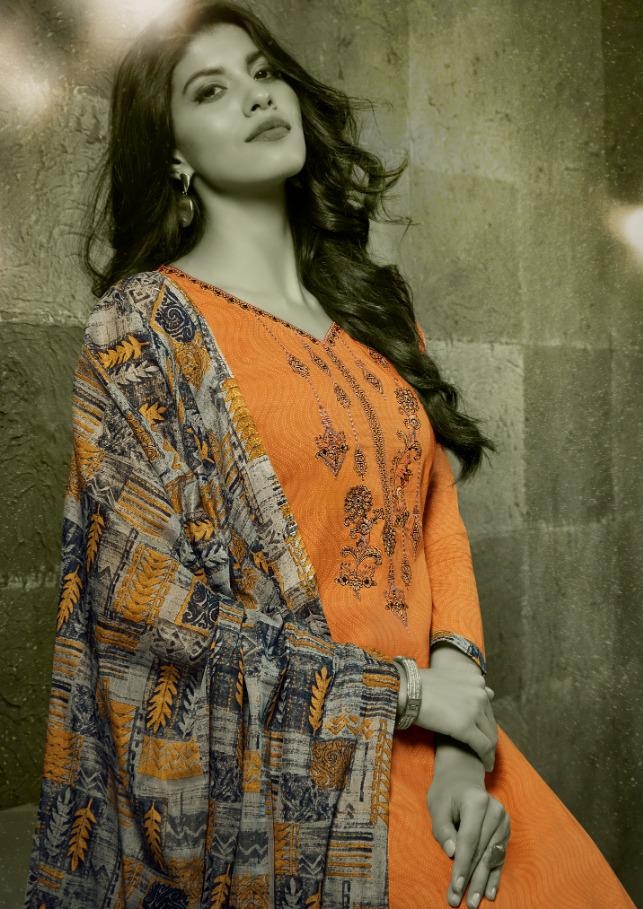 Rani Export By Kashida Kari Designer Dress Materials