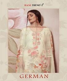 German By Rani Trendz Dress Materials Catalogue