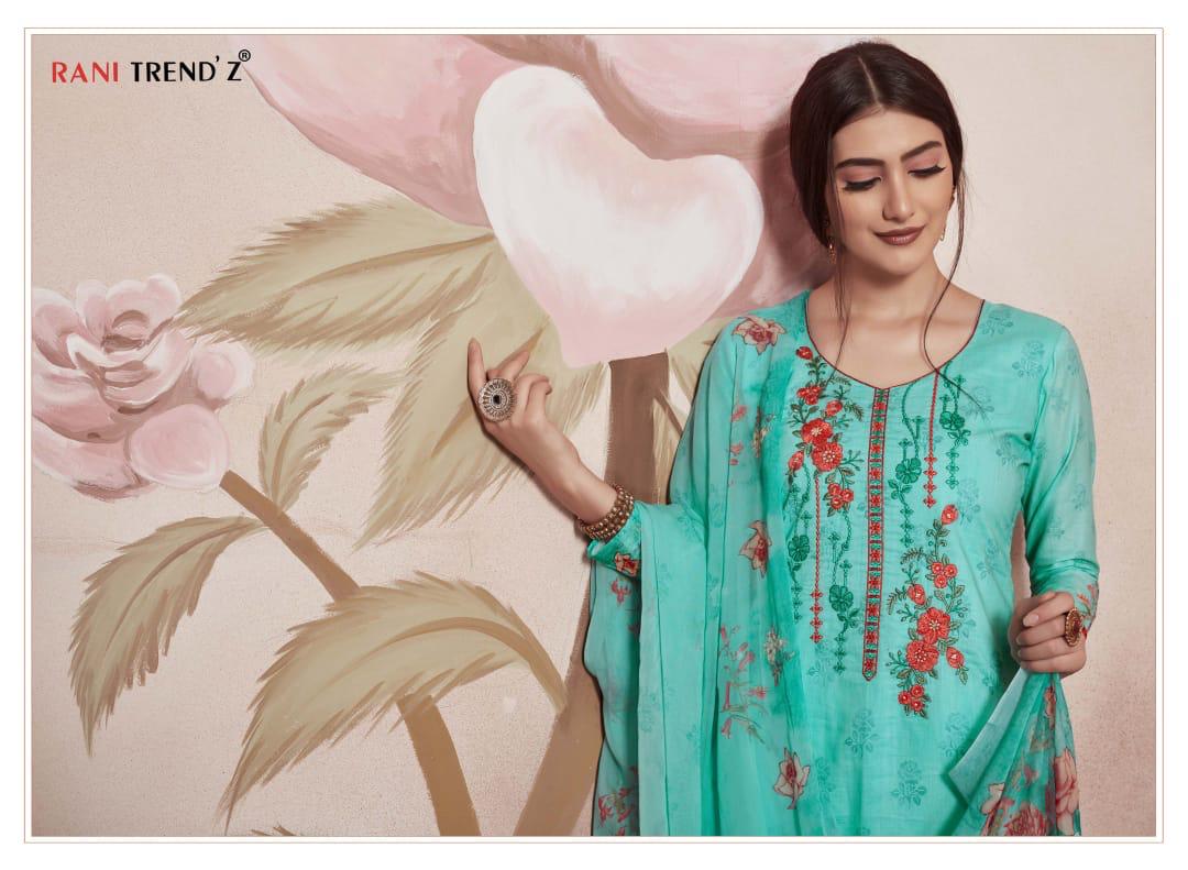German By Rani Trendz Dress Materials Catalogue