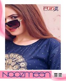 Naazmeen By Rung Fashion Party Wear Kurti With Bottom Catalogue