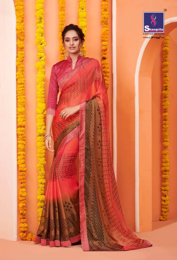 Rajni By Shangrila Fashion Printed Sarees Catalogue