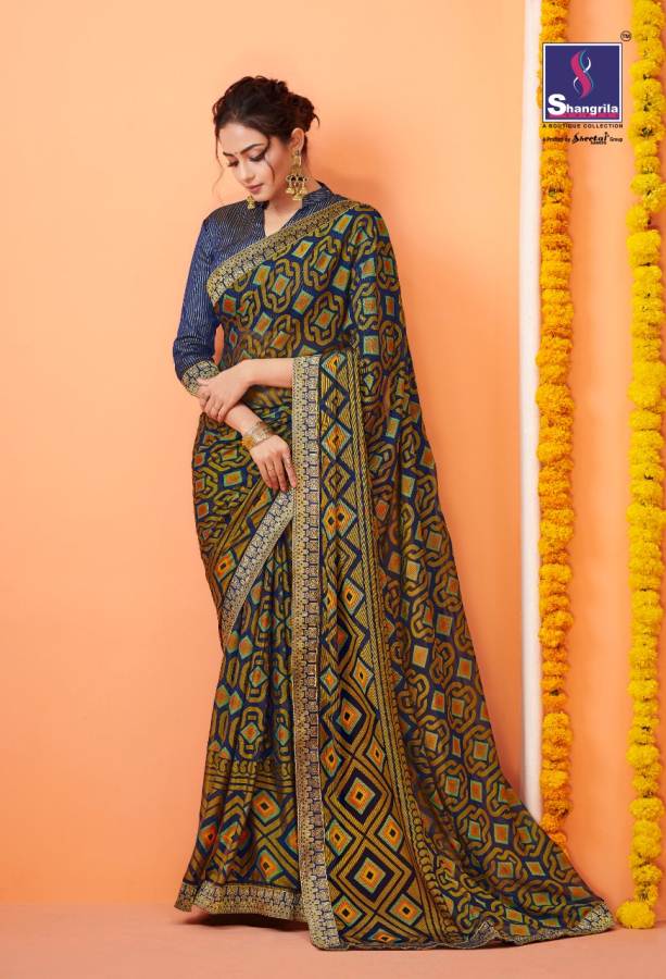 Rajni By Shangrila Fashion Printed Sarees Catalogue