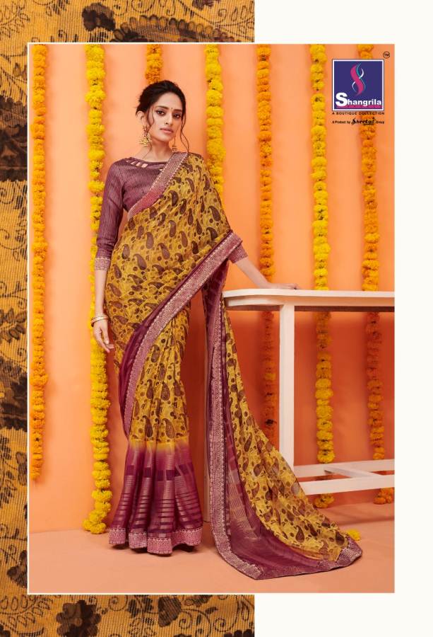 Rajni By Shangrila Fashion Printed Sarees Catalogue