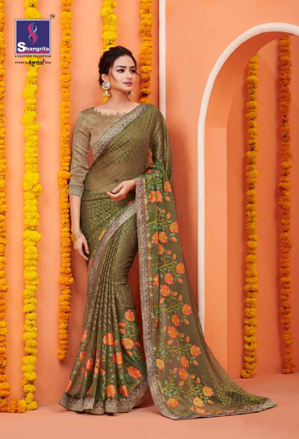 Rajni By Shangrila Fashion Printed Sarees Catalogue