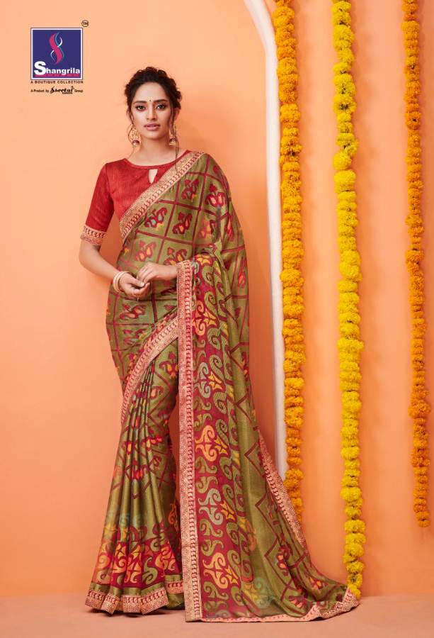 Rajni By Shangrila Fashion Printed Sarees Catalogue