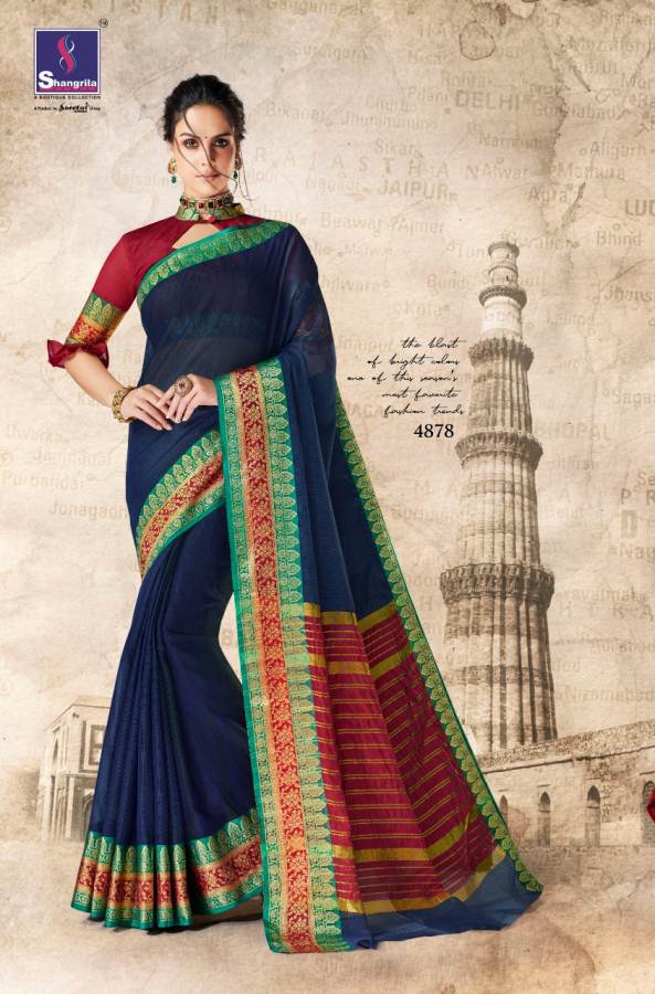 Vrinda Cotton 2 By Shangrila Fashion Traditional Sarees Catalogue