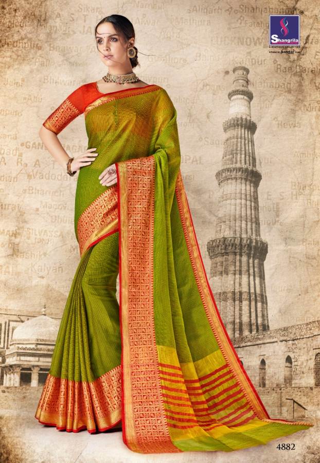 Vrinda Cotton 2 By Shangrila Fashion Traditional Sarees Catalogue