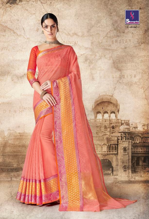 Vrinda Cotton 2 By Shangrila Fashion Traditional Sarees Catalogue